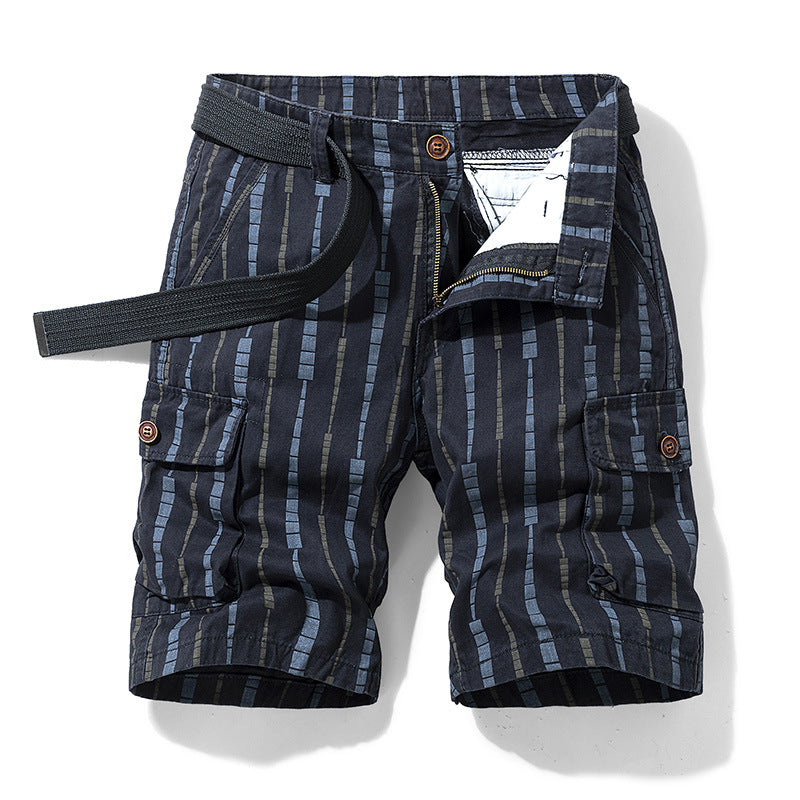Herren Cargoshorts Elastisch Mit Vielen Taschen Modern