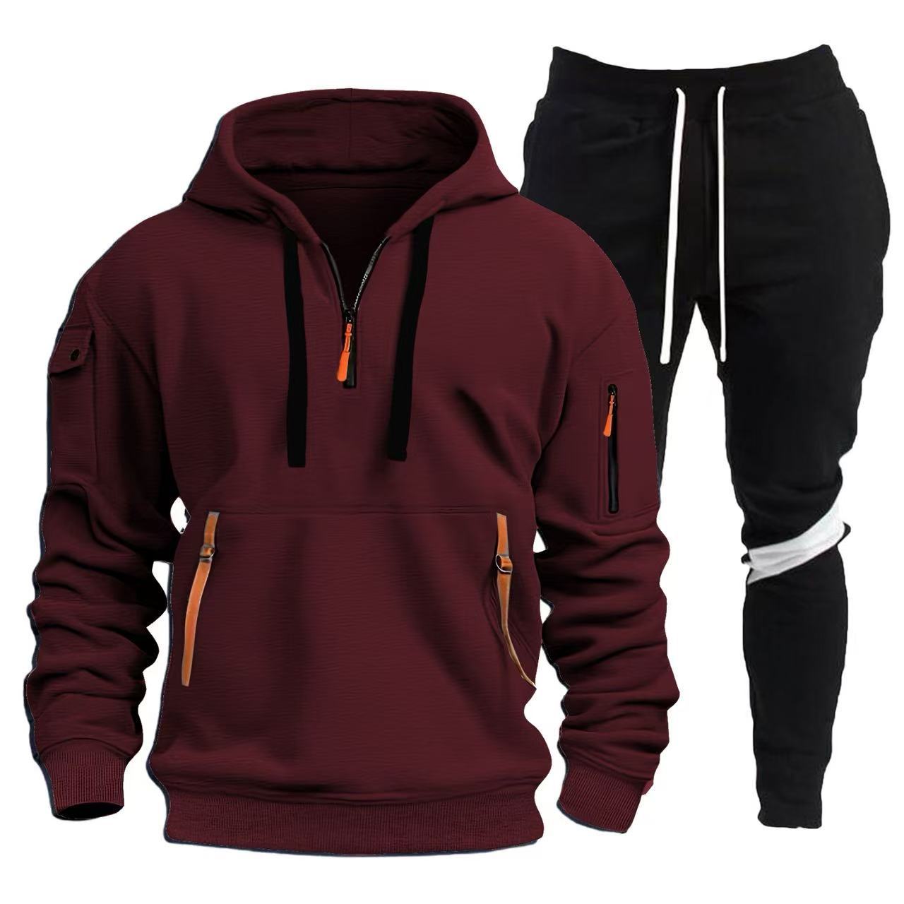 Herren Sportbekleidung Hoodie Jogginghose Komplettsatz