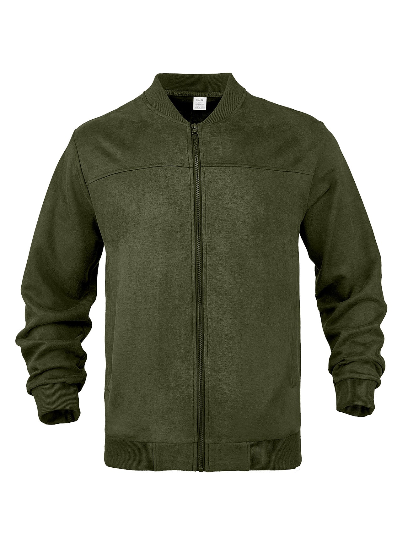 Herren Bomberjacke Modern mit Weicher Innenfütterung und Elastischen Ärmeln