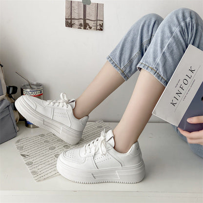Damen Plateausneaker Hoch Chunky Bequem Komfort