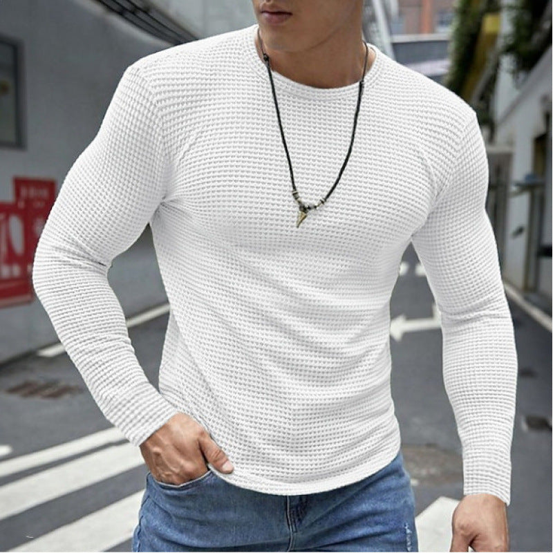 Herren Langarmshirt BerlinGlamour aus strukturiertem Stoff - BerlinGlamour