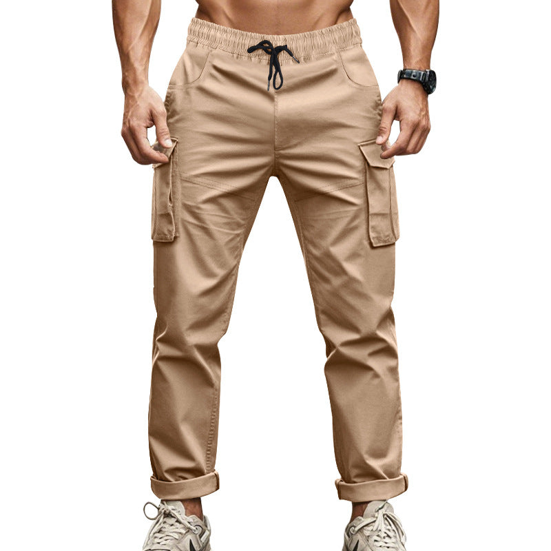 Herren Cargo-Hose Bequem Mit Seitentaschen Elastisch