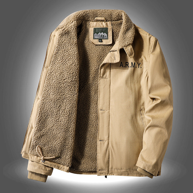 Herren Winterjacke Warm Innenfutter Stylischer Kragen - BerlinGlamour