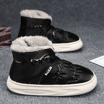 Damen Hausschuhe Stiefel Kuschelig Warm Winter