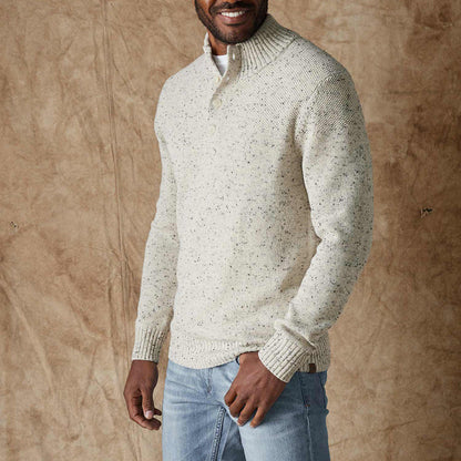 Herren Strickpullover Eleganter Stehkragen Modern