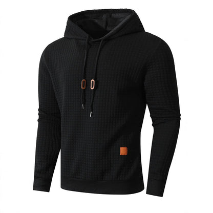 Herren Hoodie Strukturiert Mit Taschen Modern