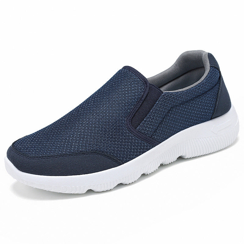 Damen Freizeitschuhe Bequem Slip-On Atmungsaktiv Netzschnürer