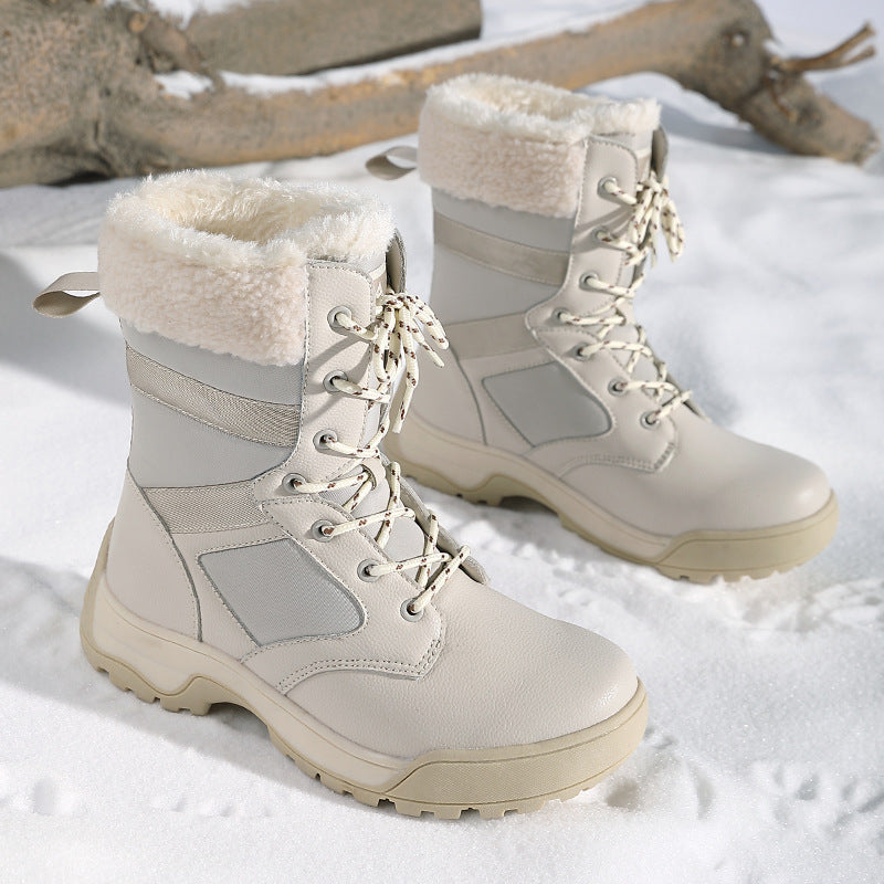 Damen Winterstiefel Warm Isoliert Rutschfest Schnee Stiefel