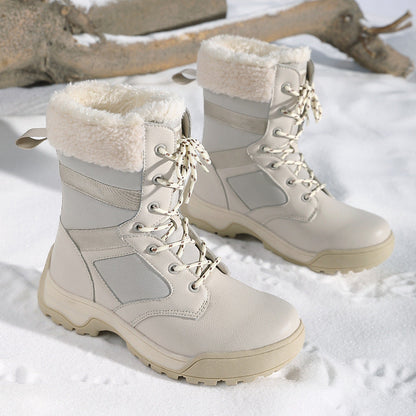 Damen Winterstiefel Warm Isoliert Rutschfest Schnee Stiefel