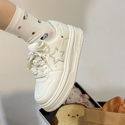 Damen Plateau Sneaker Schnürsenkel Custom Made - BerlinGlamour