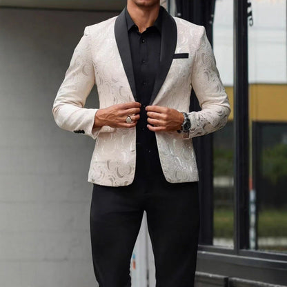 Herren Blazer Smoking Elegant mit Muster Berlin Style