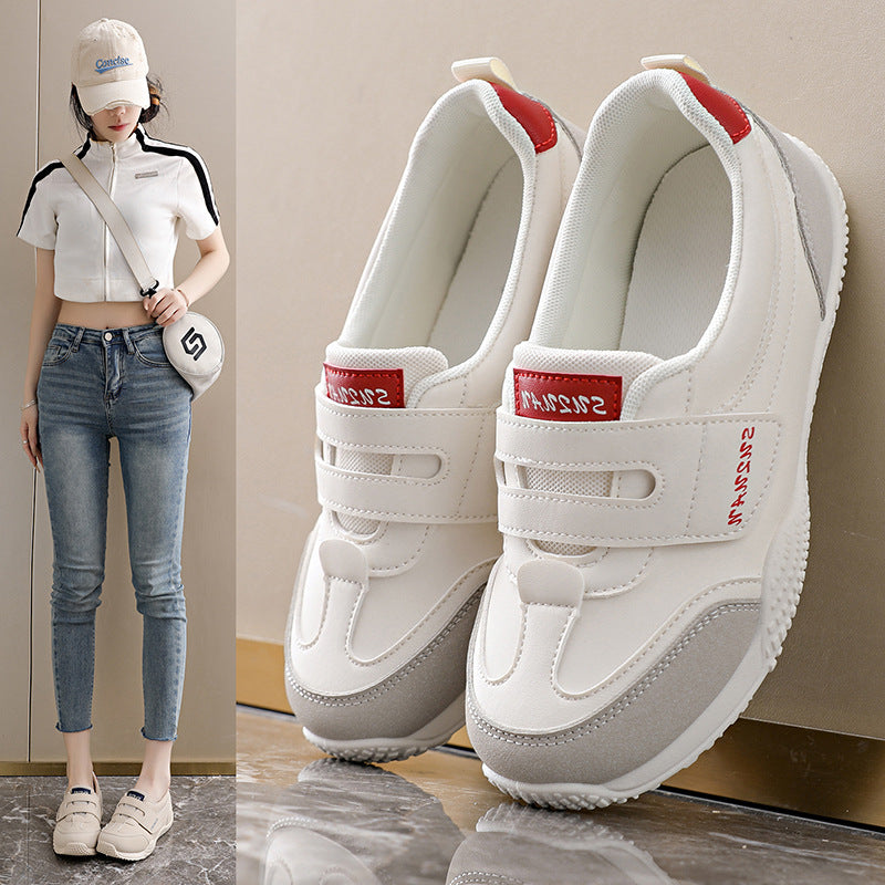 Damen Sneaker Weite verstellbar Klettverschluss Sportlich - BerlinGlamour
