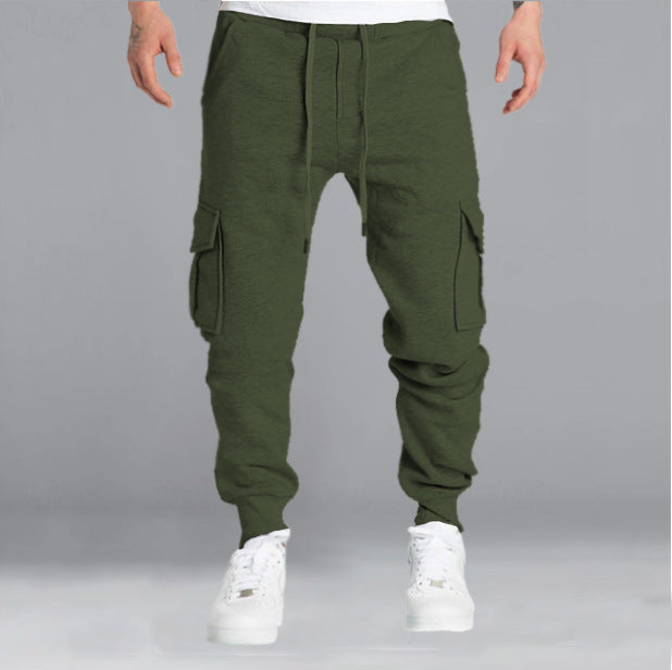 Herren Jogginghose Cargo-Style Bequem Mit Taschen