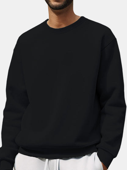 Herren Sweatpullover Lässig Oversized Schultern Cut-Out