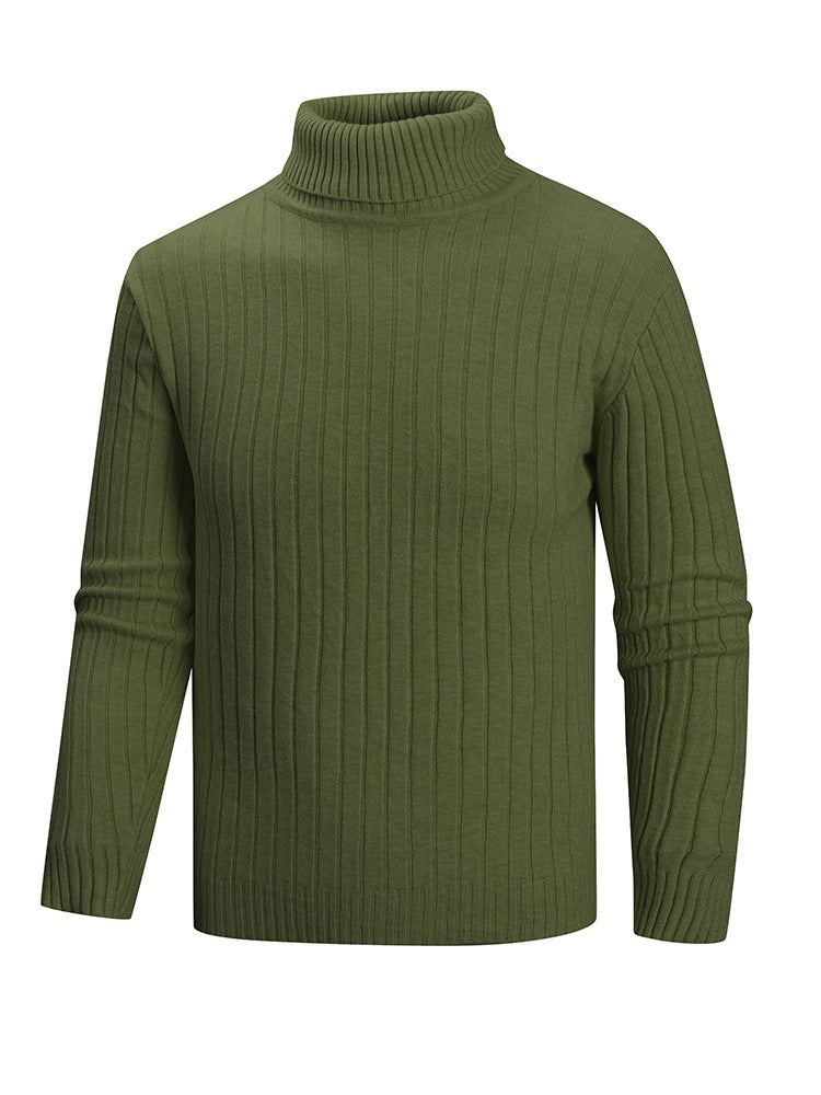 Herren Pullover Rollkragen Feinstrick Modern Style