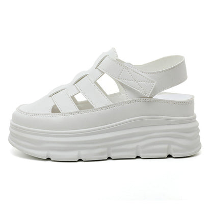Damen Plateau Sandalen Hohe Absatz Sandaletten