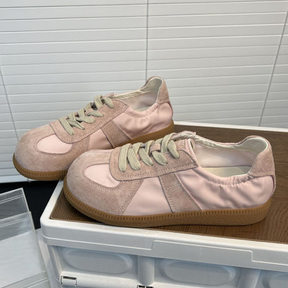 Damen Sneaker Sportlich Elegant Satin Schuhe