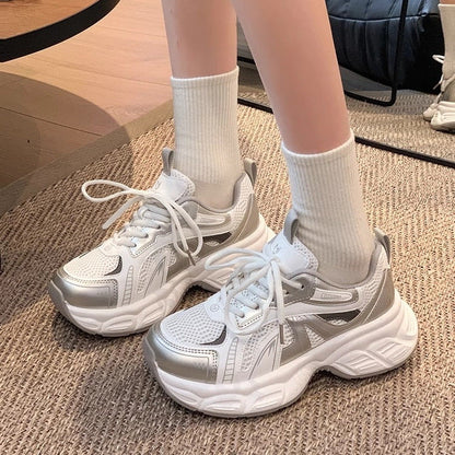 Damen Sneaker Bequem Sport Atmungsaktiv Komfort Schuhe - BerlinGlamour