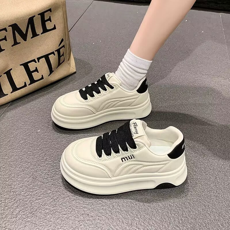 Damen Sneaker Sportlich Hohe Sohle Innovativ Design