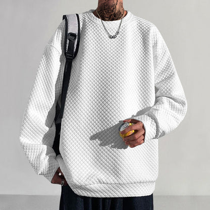 Herren Sweatshirt Urban Style Lässig Strukturiert