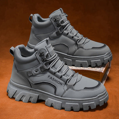 Damen Sneaker High-Top Sportlich Robust mit Rutschfester Sohle