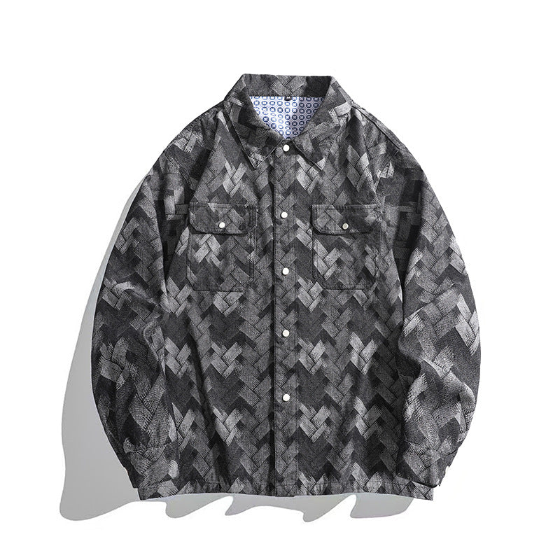 Herren Overshirt Lässig Casual Berlin Style