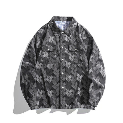 Herren Overshirt Lässig Casual Berlin Style