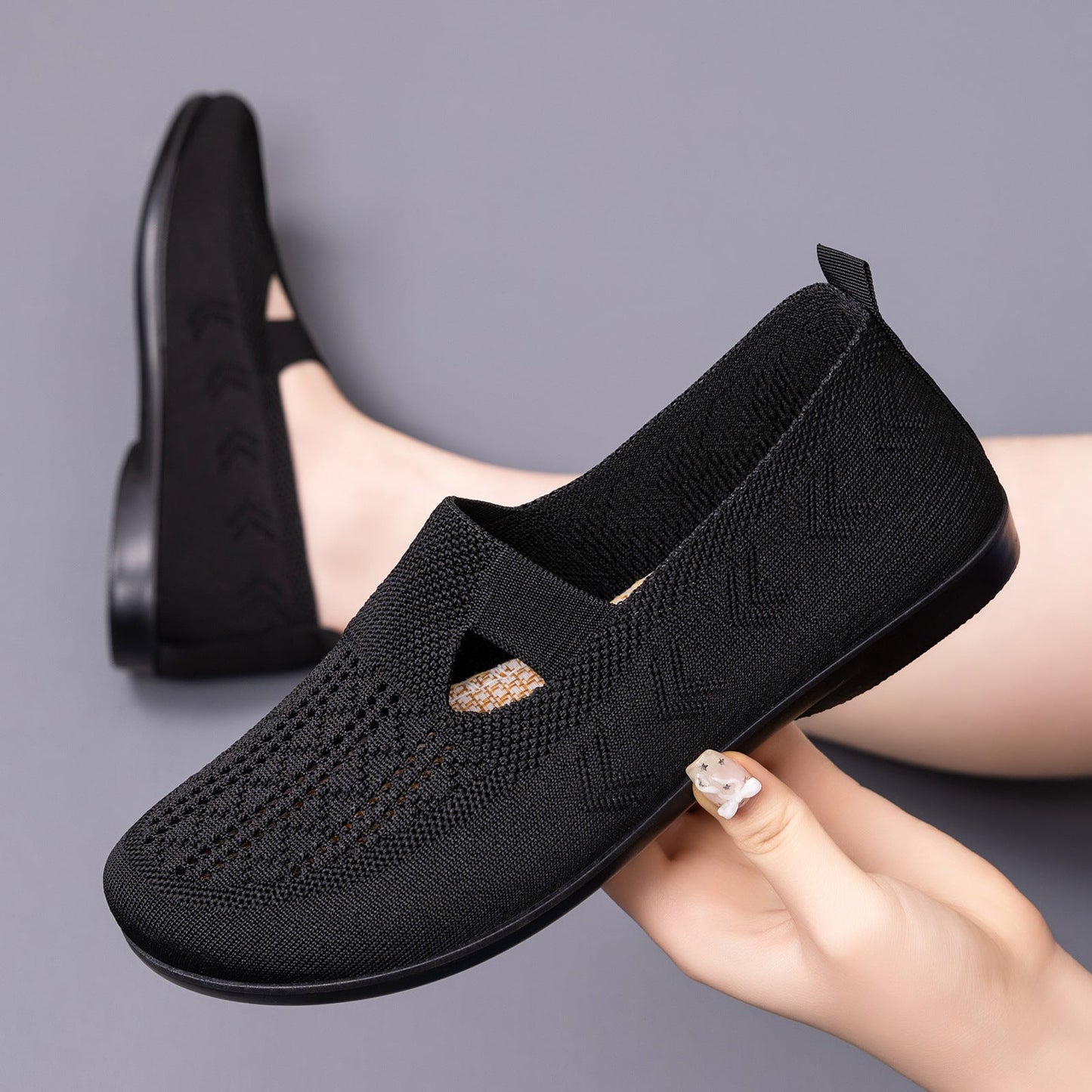 Damen Schuhe Atmungsaktiv Flexibel Elastisch Bequem