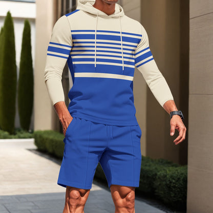 Herren Kapuzenshirt Sportlich Modern Mit Struktur