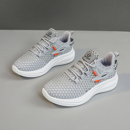 Damen Sneaker Atmungsaktiv Laufschuhe mit Rutschfestem Gummi