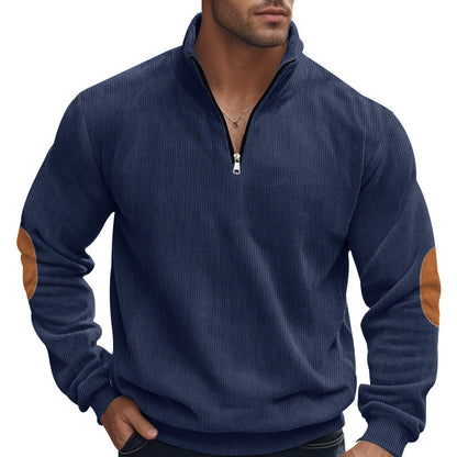 Herren Sweatjacke Reißverschluss Kapuze Sportlich