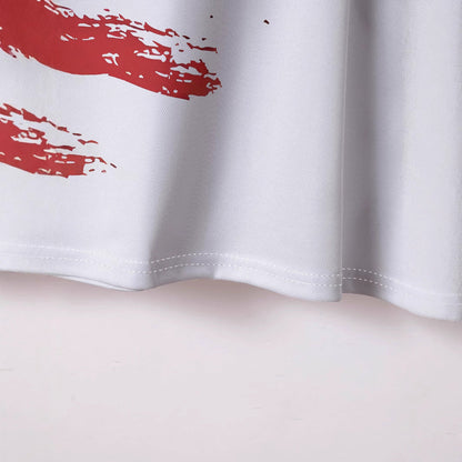 Herren Poloshirt Sportlich Flaggenmotiv Modern