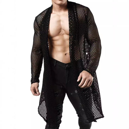 Herren Kimono Offener Schnitt Leicht Modern