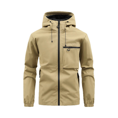 Herren Funktionsjacke Wasserdicht Sportlich Modern