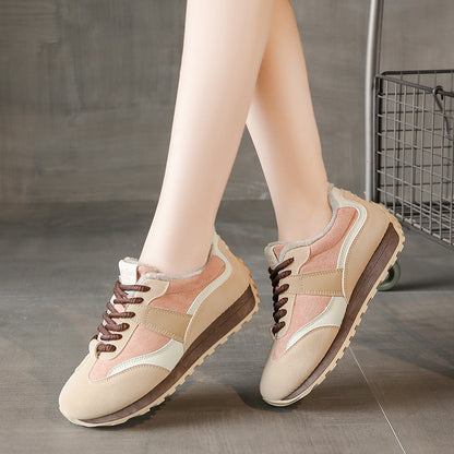 Damen Sneaker Weich Bequem Laufsohle Dämpfung