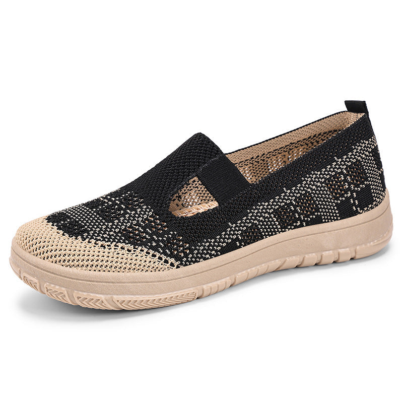 Damen Sneaker Komfortabel Luftig Durchbrochenes Design