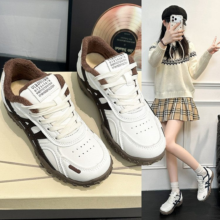 Damen Sneaker Sportlich Atmungsaktiv mit Gummisohle