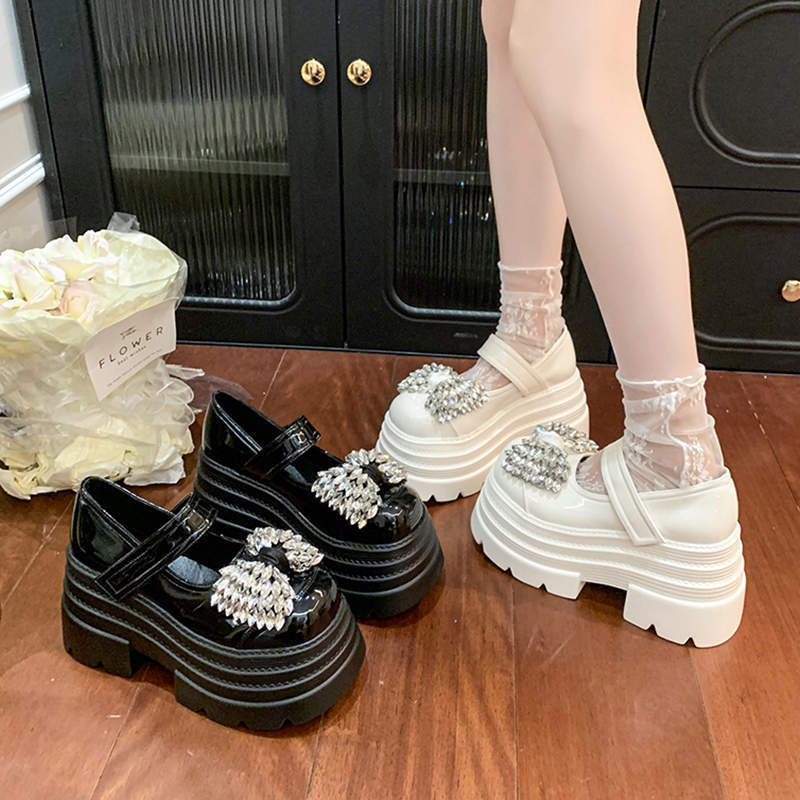 Damen Ballerinas Komfortabel Glitzer Schleife - BerlinGlamour