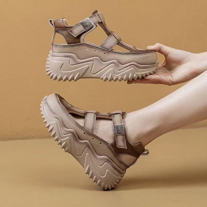 Damen Sandalen Rutschfest Verstellbar Trendig Sommer