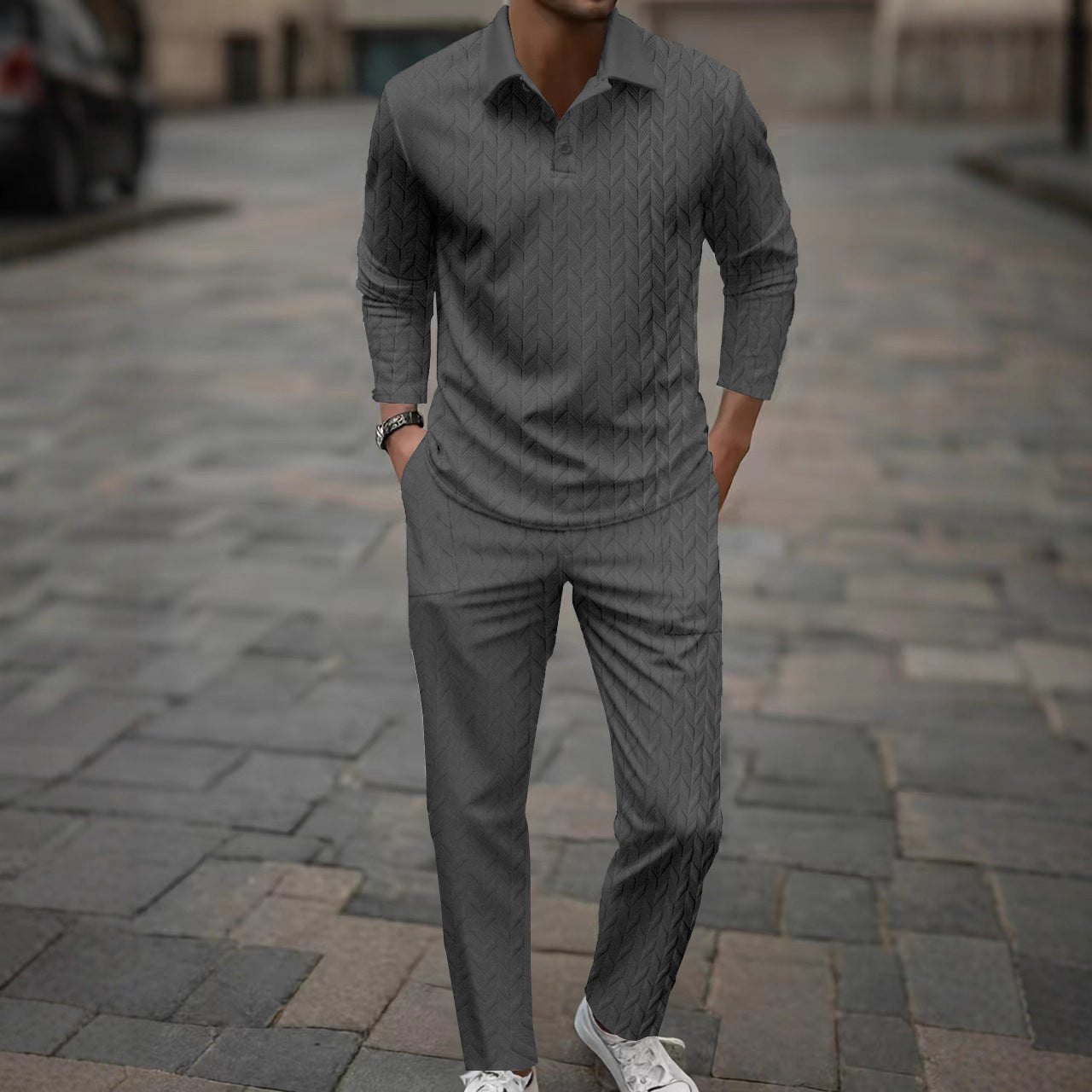 Herren Freizeitoutfit Elegant Bequem Modern