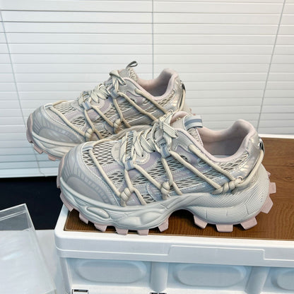 Damen Trail-Sneaker Laufschuhe Atmungsaktiv Rutschfest