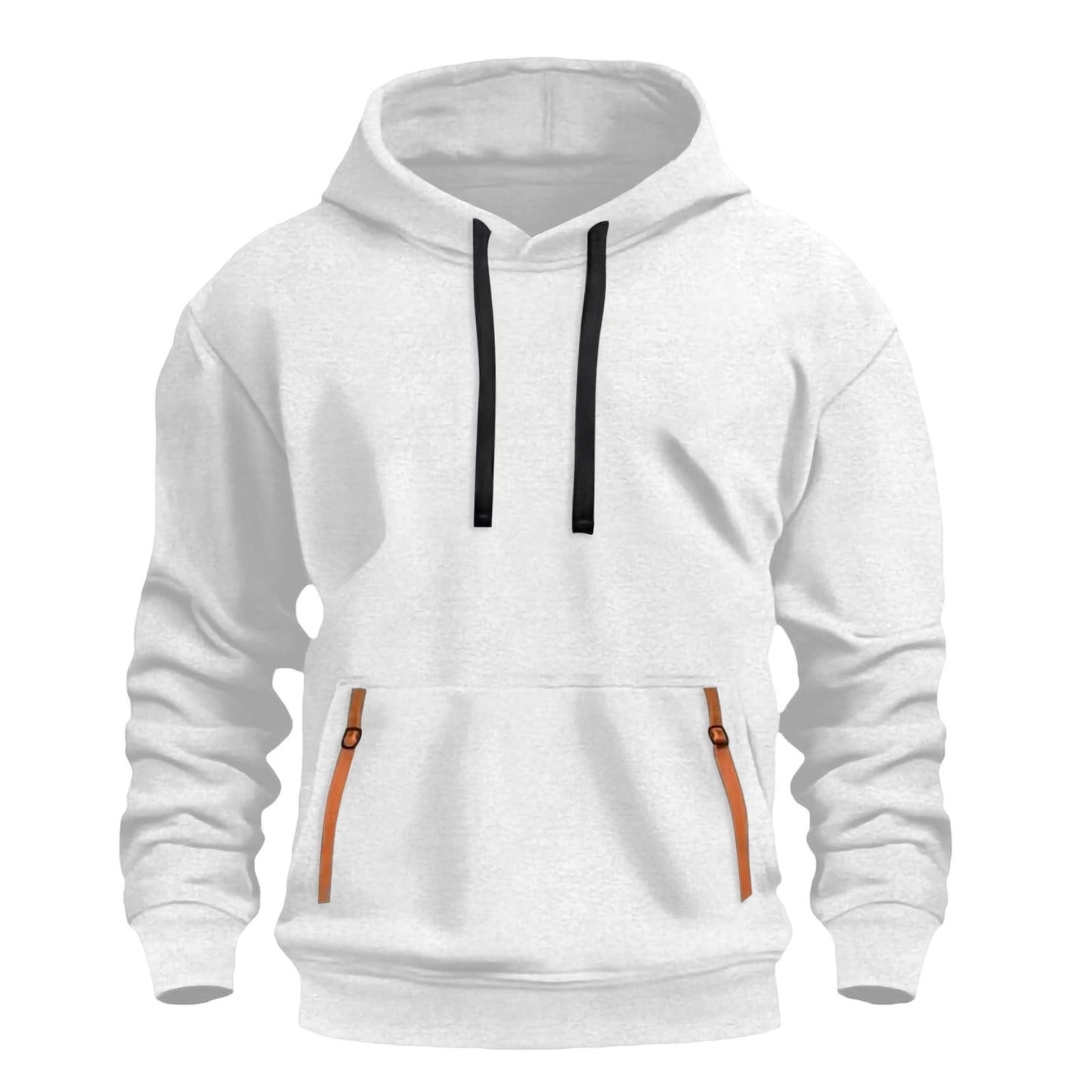 Herren Kapuzenpullover Modern mit Reißverschluss Taschen