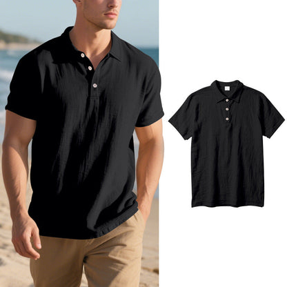 Herren Poloshirt Kurzarm Baumwolle Klassisch Modern