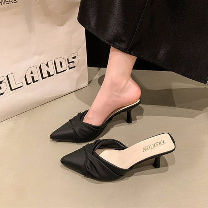 Damen Pumps mit Knotendesign Hochhackig Elegant