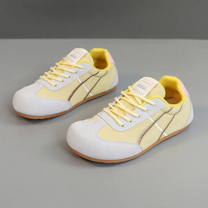 Damen Sneaker Sportlich Bequem mit Weichem Fußbett