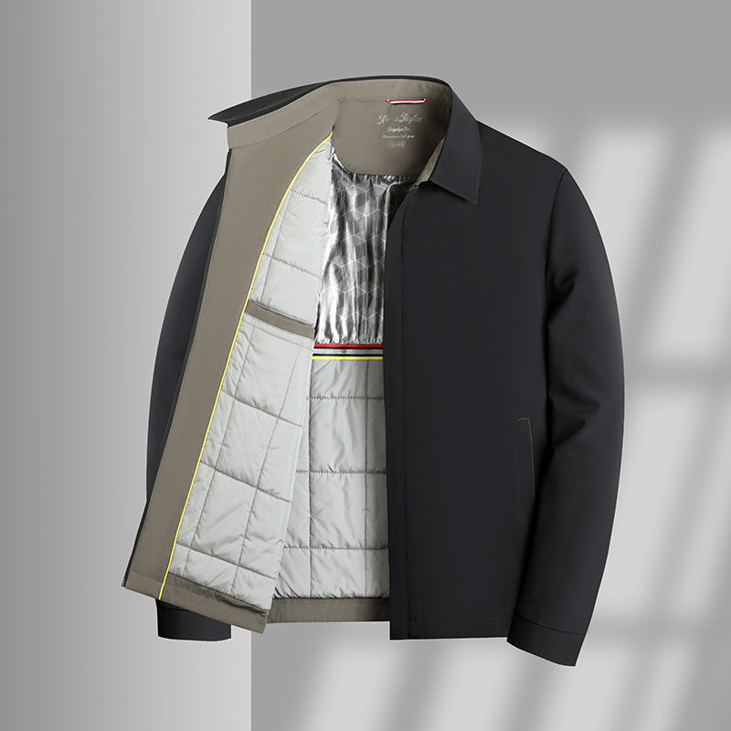 Herren Windjacke Elegant Modisch Wasserabweisend
