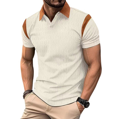 Herren Poloshirt Kurzarm Sportlich Strukturiert
