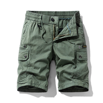 Herren Cargo Shorts Elastisch Multifunktionale Taschen - BerlinGlamour