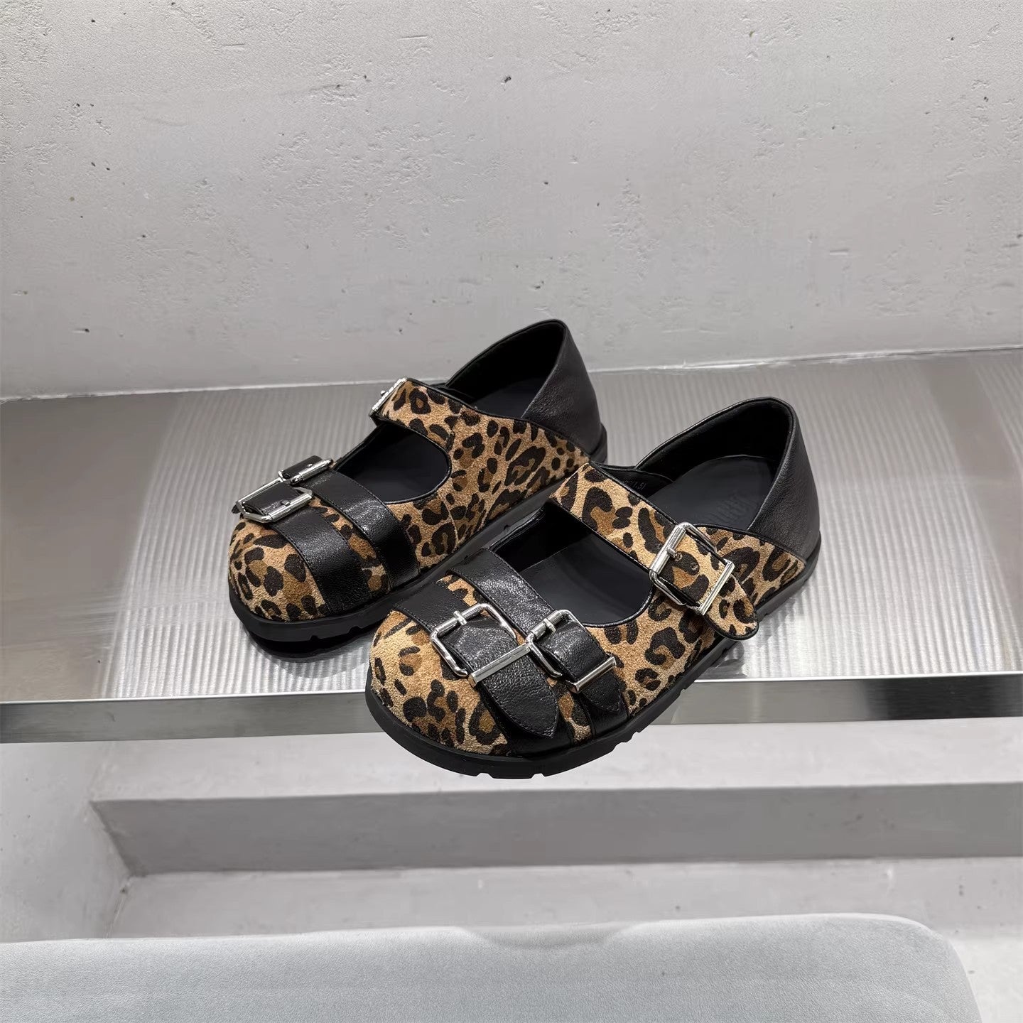 Damen Sandalen Bequem Schnallen Robust