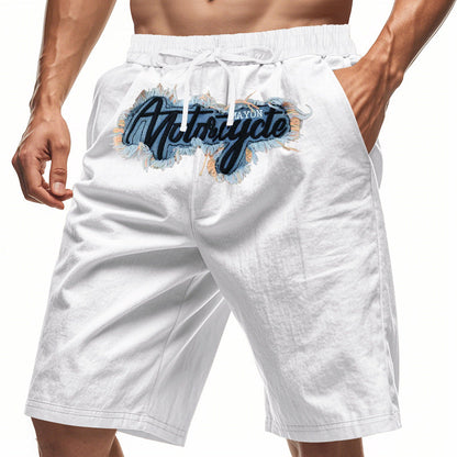 Herren Shorts Bequem Komfort Shorts mit Kordelzug und Seitentaschen